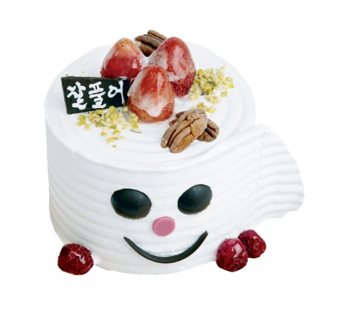 '잘풀어~' 아이스크림 케이크