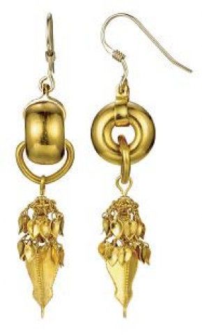 신라 금 귀걸이 출토지:경주 미추왕릉