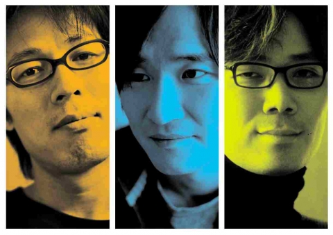 인터파크도서 릴레이 온라인 사인회를 통해 독자들과 만나는 젊은 작가 3인. 천명관, 김연수, 김영하 작가