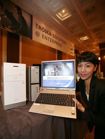 '트로이카 솔루션@엔터프라이즈'는 기업의 IT 자원 관리를 위한 원스톱 서비스로, 기업 고객들은 이를 통해 기업 내 수많은 PC들을 통합 관리할 수 있고 업무 중단으로 인한 시간도 대폭 절감할 수 있다.