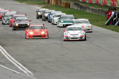 GT마스터즈 출발 장면