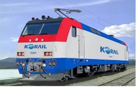 신형전기기관차 전면(양쪽끝)