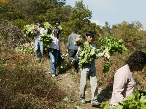 06년도 농촌봉사활동 모습