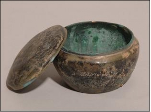 삼천사지 탑비구역 출토 청동합