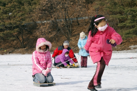 신나는 전통썰매 체험