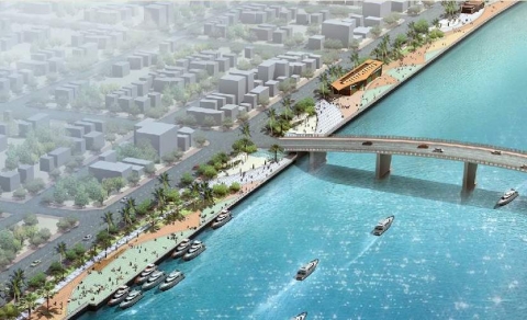 동빈부두정비 및 해양공원조성 조감도