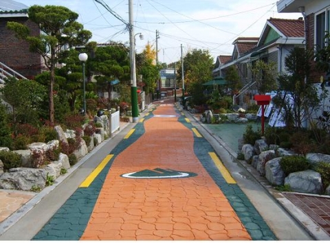 아름다운골목(생활도로) 조성장면 (강북구 수유5동 516-33번지 일대)