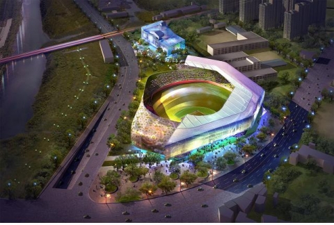 고척동 서울하프돔야구장 조감도