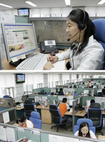 교통불편신고 상담장면(120다산콜센터)