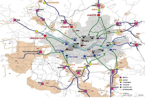 환승체계구축 계획도