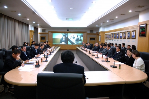 KAIST 전체 팀장회의 사진