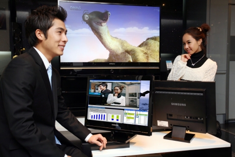 삼성전자, 화상전화·간단한 PC기능 가능한 일체형 모니터 출시