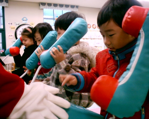 11월 29일 돌샘유치원 - 응급상황을 알리는 119 신고 연습