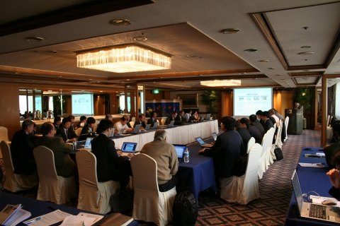 지난 10월 서울에서 개최된 ISO 회의 모습, 이번 회의에서는 우리나라가 모바일 RFID관련표준기고서 18건을 제출, 기술 표준화를 주도하는데 큰 역할을 하고있다.