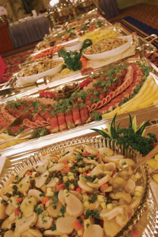 다양한 메뉴의 부페1