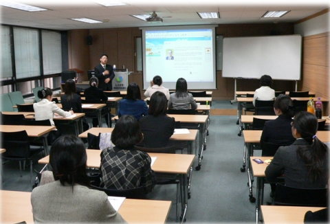 채용설명회 진행