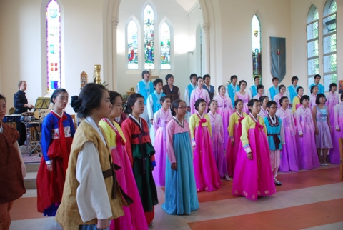 지난 8월 영국 에딘버러 페스티벌에서의 리허설 장면