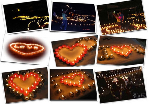 티라이트 양초 100개set