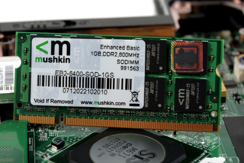 머스킨 노트북메모리 DDR2 PC-6400 제품 사진4