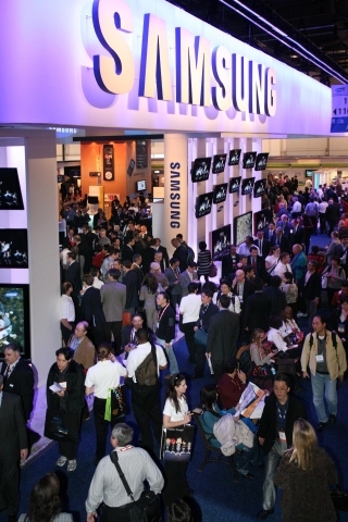 CES2008 삼성전자 부스 전경