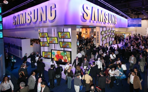 CES2008 삼성전자 부스 전경