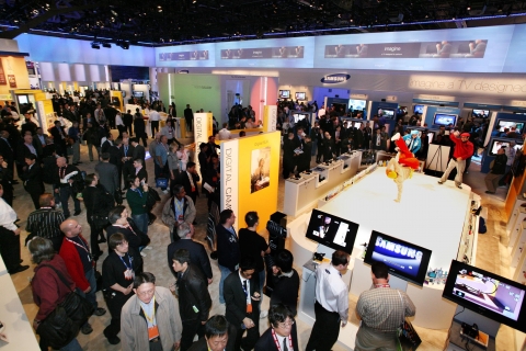 CES2008 삼성전자 부스 전경