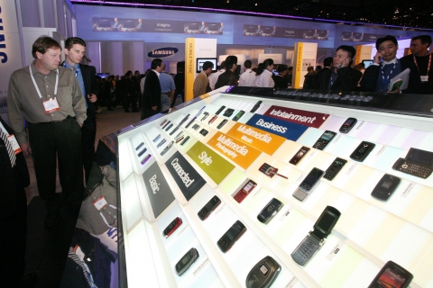 CES2008 삼성전자 부스 전경