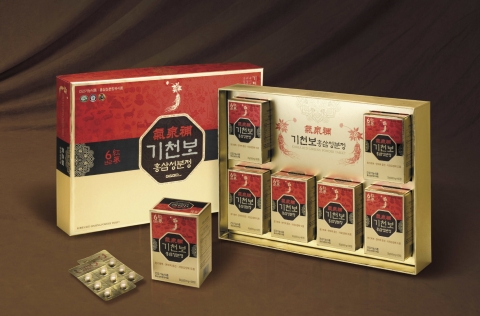 지앤지네추럴, 정제타입 순수 6년근 홍삼 농축   ‘기천보’ 출시