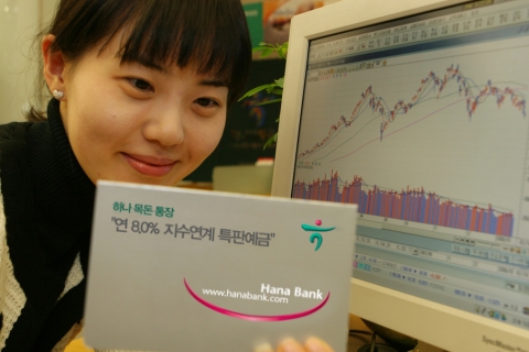 하나은행,  연8% 지수연계 특판예금 출시