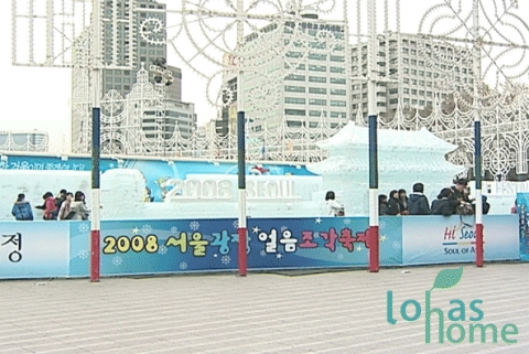 서울광장 얼음조각 축제