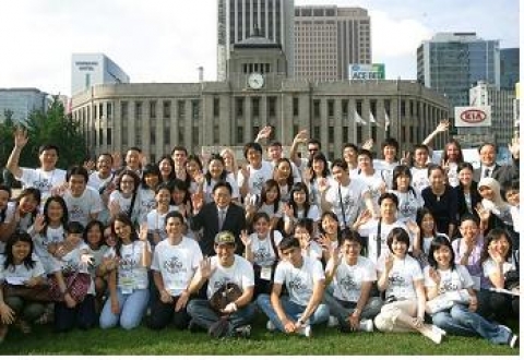 2007년 여름방학중 외국청소년(미국, 캐나다, 중국, 일본 등) 초청프로그램 사진