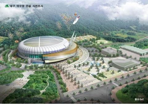 대구야구장 건설 조감도