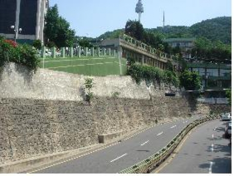 숭의여대~서울과학교육원 옹벽 및 보도정비 공사 전