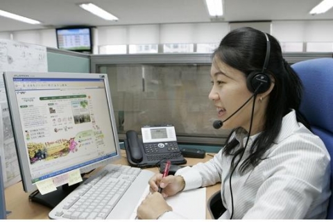 120 콜센터 상담원 상담장면