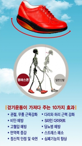엠에스존힐링워킹의 10가지 효과