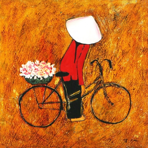 부 딘 선 作- Flower Seller (베트남 작가)