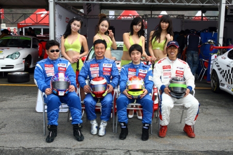 모터스포츠 명가 E-rain 레이싱팀선수들