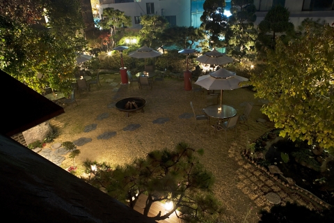 야외정원 전경