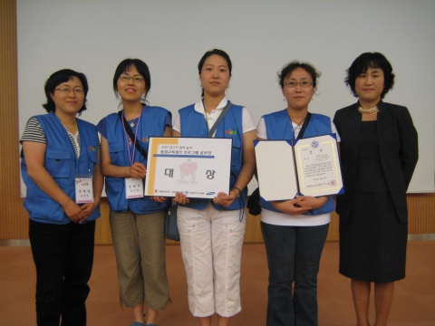 2007년 대상을 차지한 한사랑학교 교사로 구성된 '나너우리'팀