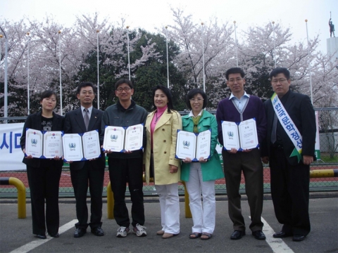 제5회 한국문학정신 제주벚꽃 시화전, 백일장 및 시화경시대회 수상자