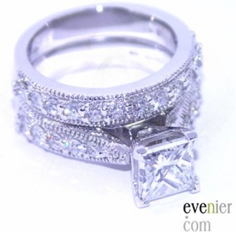 이브니어애서 판매중인 2.01캐럿 천연 다이아몬드 반지 (1.5ct SI1/F)