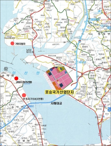 포승산업단지 위치도
