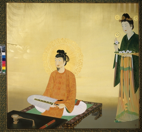 요시무라 다다오(吉村忠夫 1898~1952) <쇼토쿠 태자[鵤の聖]>(1936) 국립중앙박물관 소장