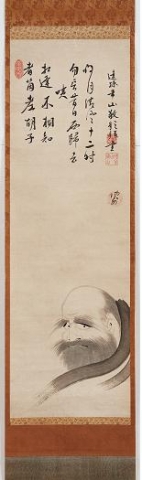 후가이 에쿤(風外慧薰 1568－1654？) <달마도達磨圖> 국립중앙박물관 소장