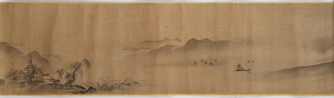가노 단유(狩野探幽 1602-1674) <소상팔경도瀟湘八景圖> 1667 국립중앙박물관소장