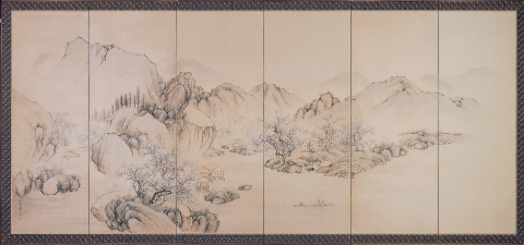 매화서옥도(梅花書屋圖) 나카바야시 지케이(中林竹溪 1816－1867) 19세기 국립중앙박물관소장
