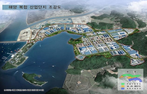 해양복합산업단지 조감도