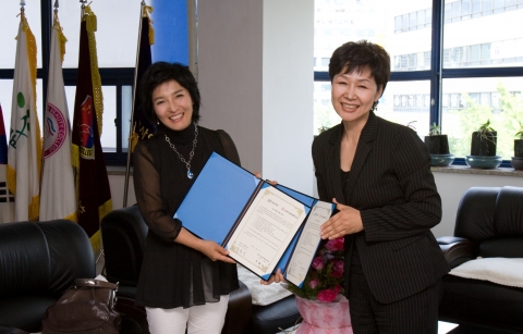 (주)준오뷰티와 한국미용전문학교 산학협정체결식
