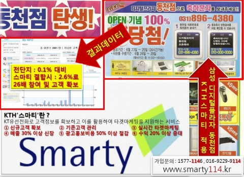 삼성 디지털플라자 동천점 스마티 적용사례