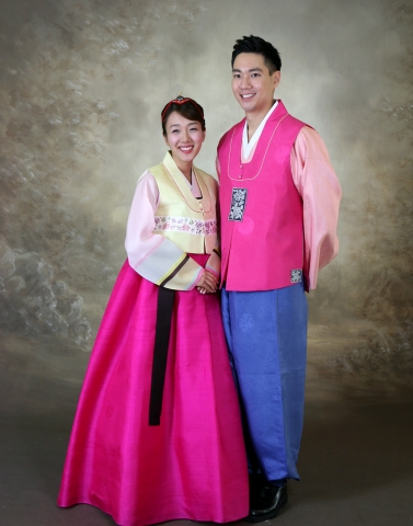 연예인_서민정_결혼한복